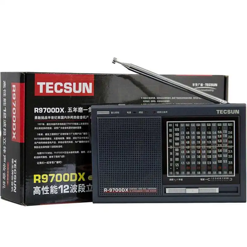 TECSUN R-9700DX Original Guarantee SW/MW High Sensitivity World Band Radio Receiver With Speaker Free Shipping images - 6