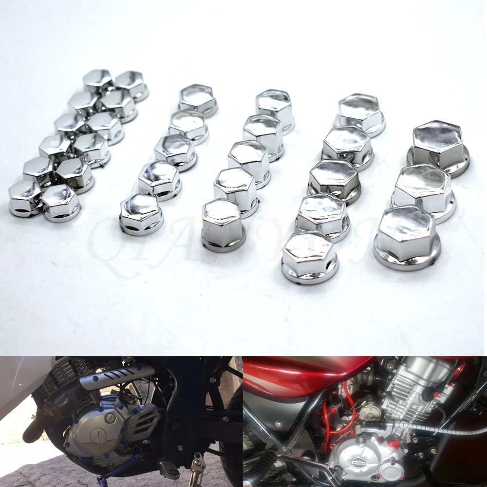 30 шт. мотоцикл Моделирование Покрытие декоративные гайки винт крышка для Honda CB400