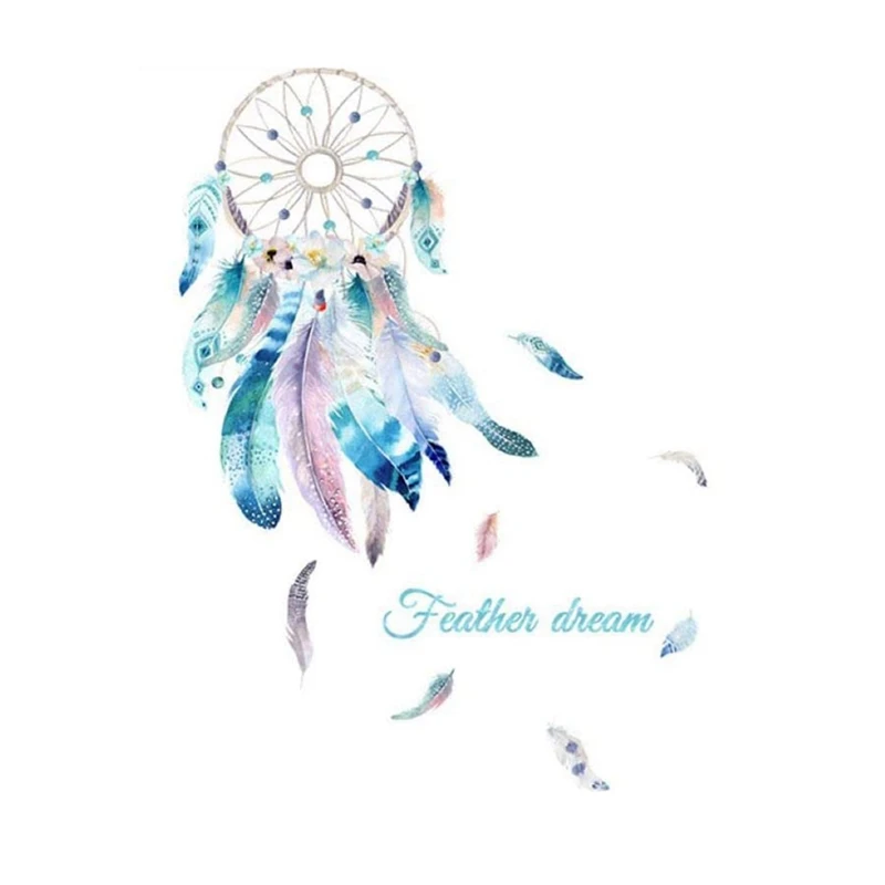 

Dream Catcher Wall Stickers Art Decals Self-Adhesive Murals Wall Decor For Home Dormitory Bedrooms Living Room