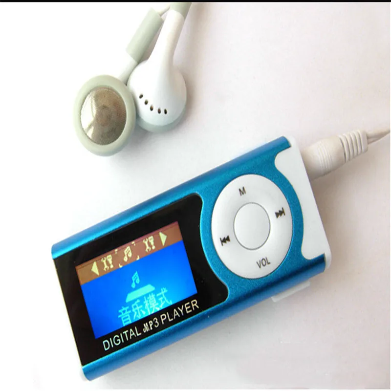 Новый мини USB MP3 плеер с ЖК экраном и зажимом медиаплеер поддержкой 16 Гб Externa Micro
