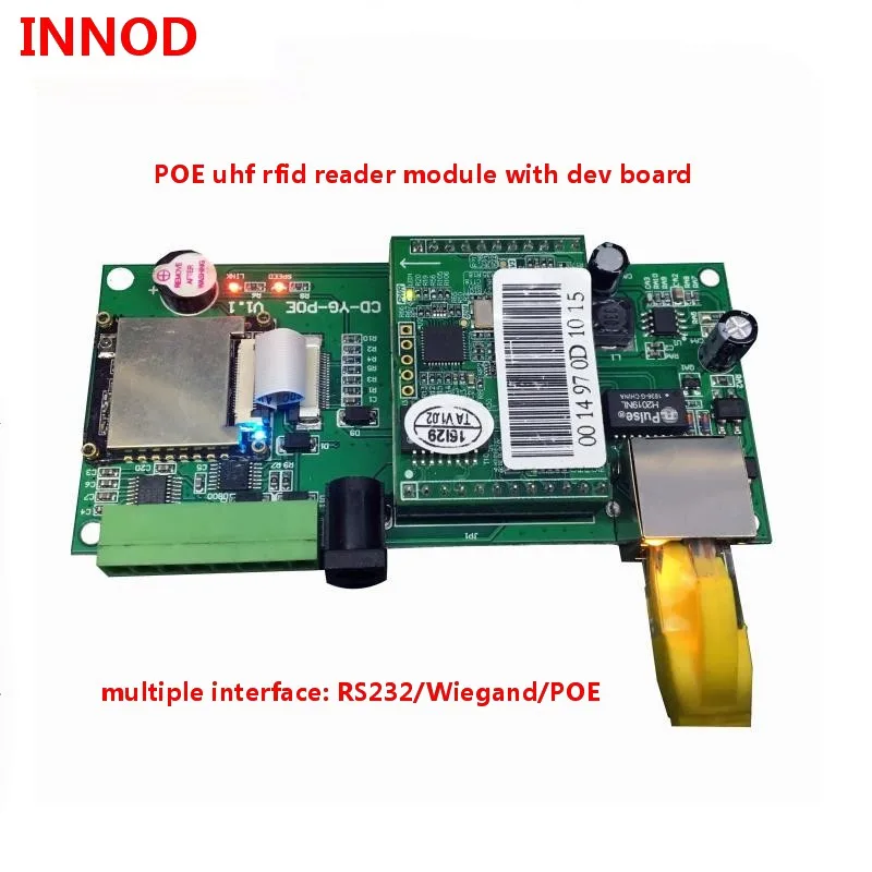 Модуль rfid POE TCP/IP маленький uhf рчид модуль EPC класс 1 Gen2 встроенный RFID Считывателя
