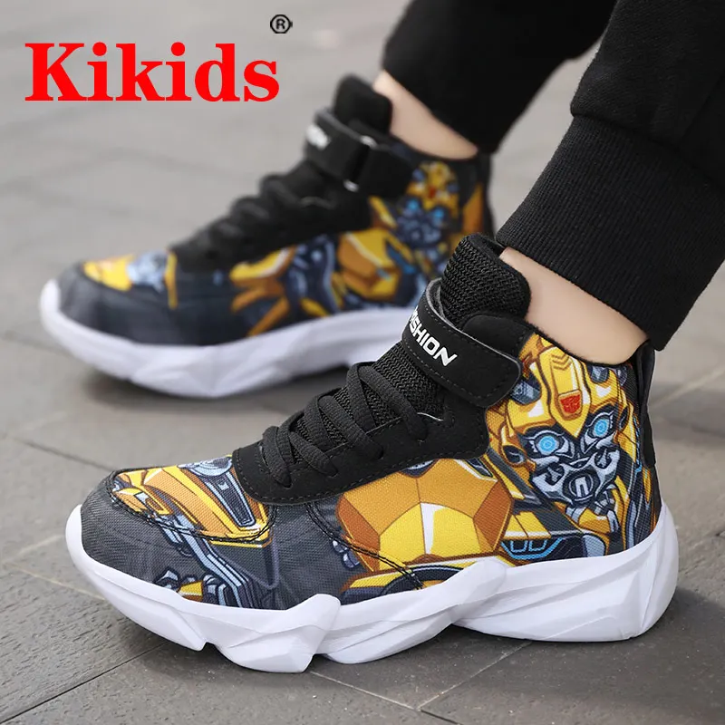 

Kikids 2020 Kids Casuals Shoes For Boys Basketball Shoe Running Kid Casual Children Robot Sports Boot Sneakers Cartoon Kid Shoes