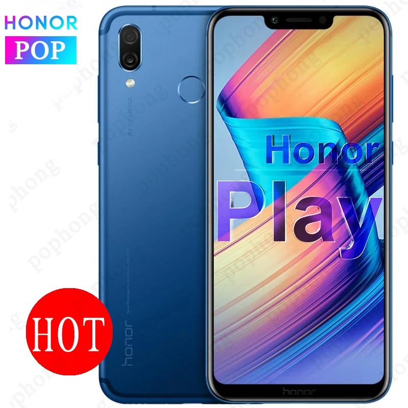 HONOR PLAY 6,3 дюймов Kirin 970 Восьмиядерный Android 8,1 мобильный телефон 2340x1080 быстрое зарядное устройство 9 V/2A 16.0MP