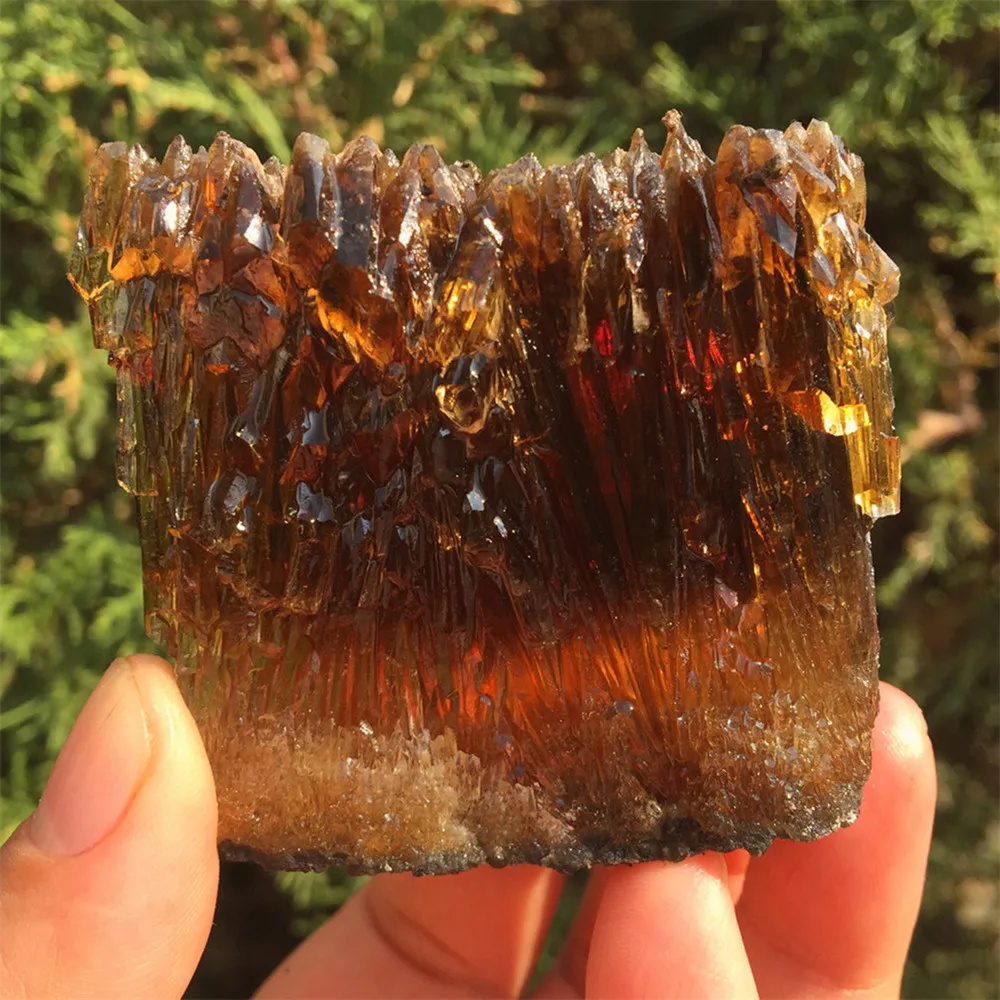 Натуральный Желтый Янтарный кальцит необработанный камень Хрустальный