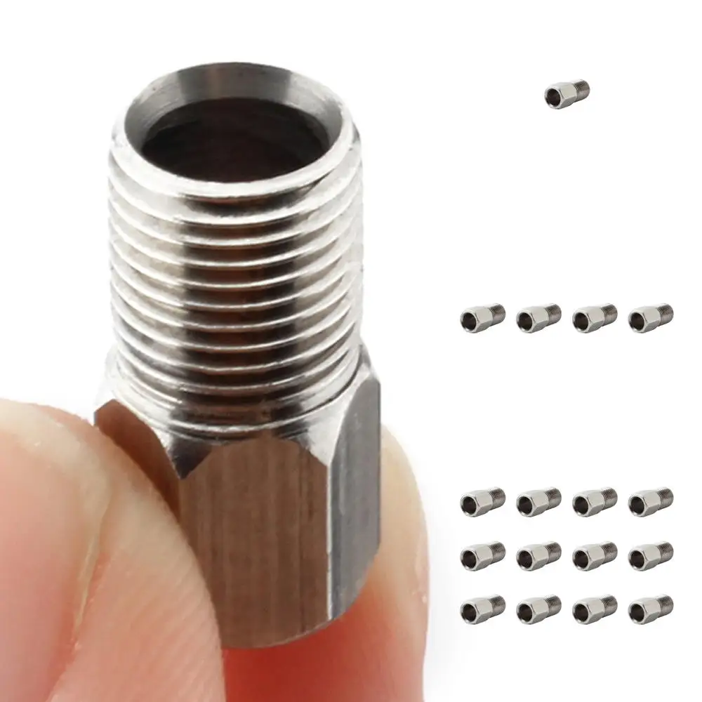 12 шт. MTB велосипедный масляный тормоз трубки винт полые болты из нержавеющей