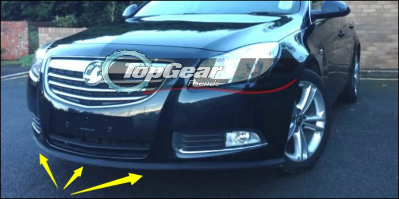 Дефлектор губ для бампера Vauxhall Astra передняя юбка спойлера ДЛЯ TopGear Friends to Car