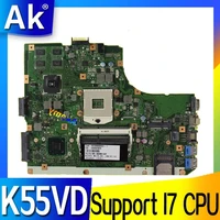 ak k55vd laptop motherboard for asus k55vd k55a a55vd f55vd k55v k55 test original mainboard support for i7 cpu