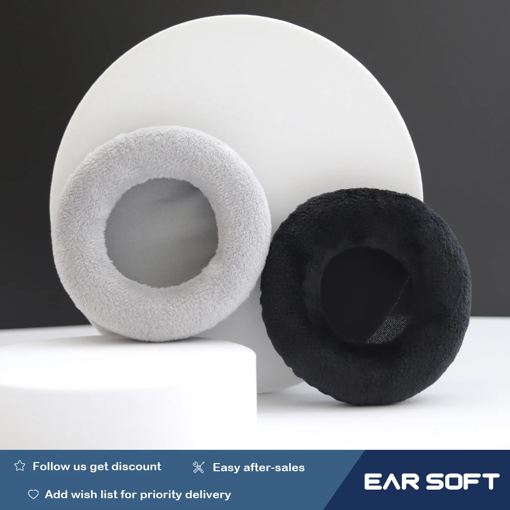 Earsoft Replacement Cushions for Monolith M560 Headphones Cushion Velvet Ear Pads Headset Cover Earmuff Sleeve