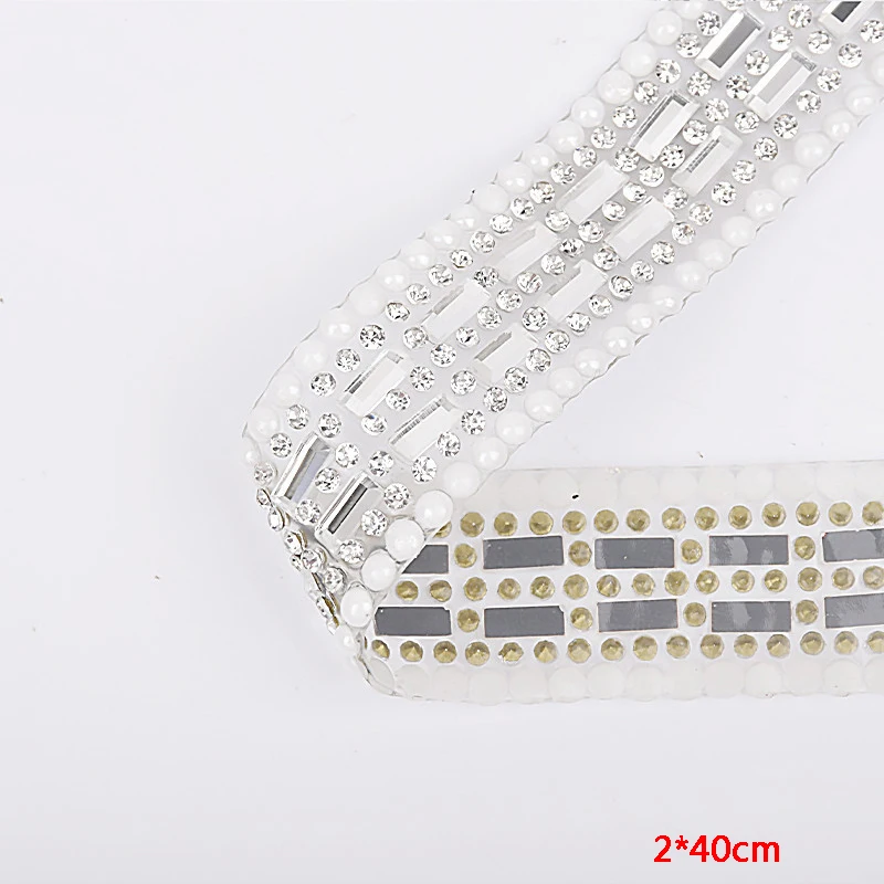 Праджня серебряный браслет сделай сам с прозрачный орнамент из кристаллов