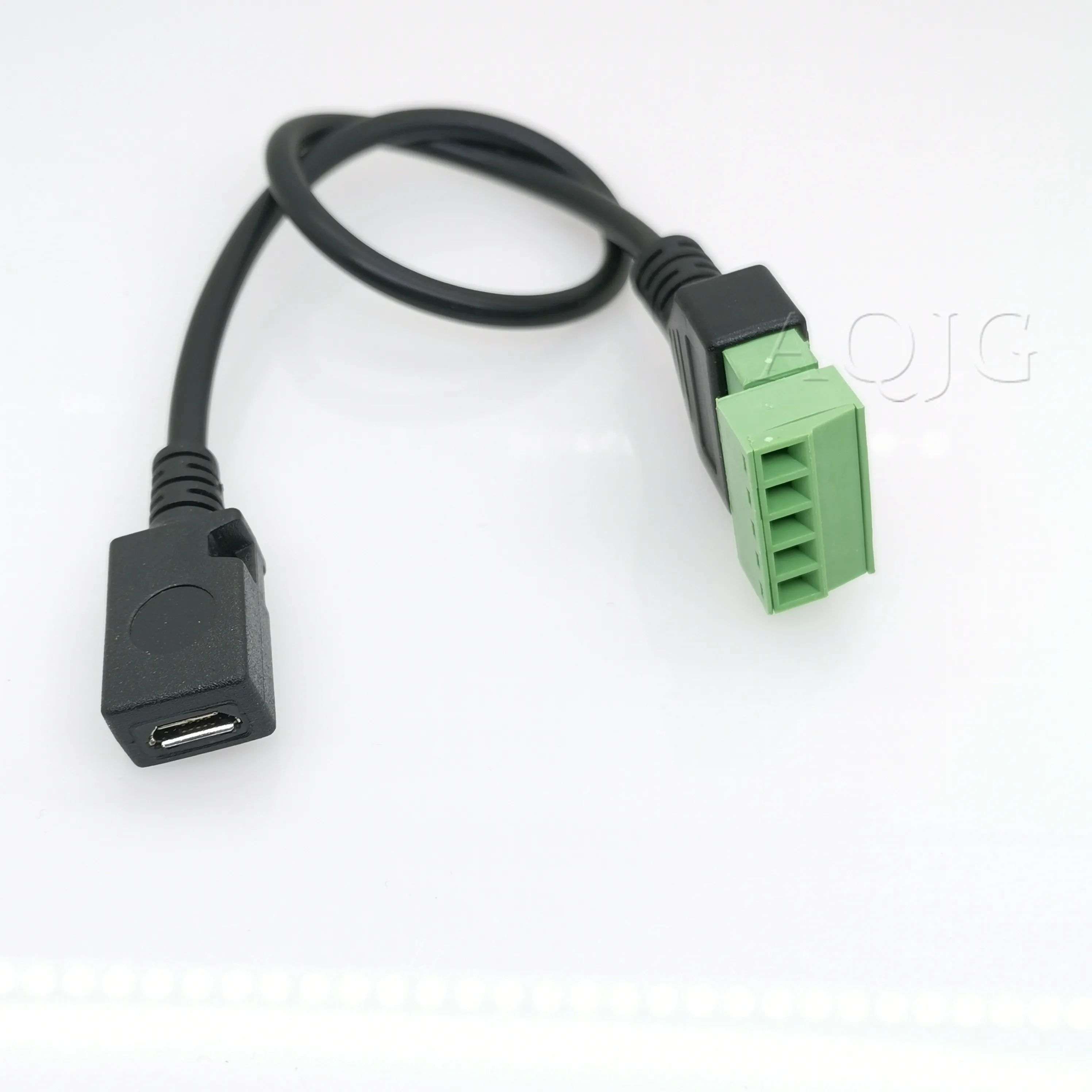 Микро USB 5 контактный 2 0 штекер на винт с защитной паяльной клеммой адаптер