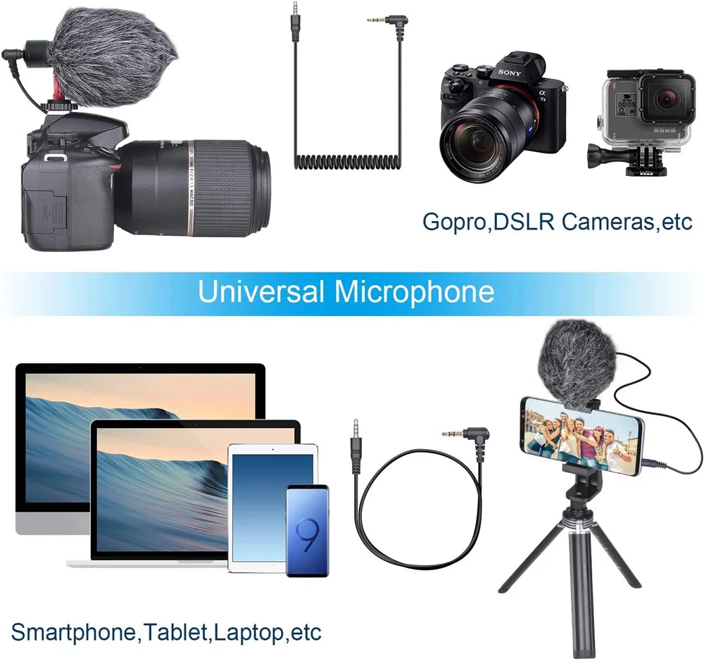 GAM-MG1 микрофон для видеозаписи Универсальный цифровой зеркальной камеры