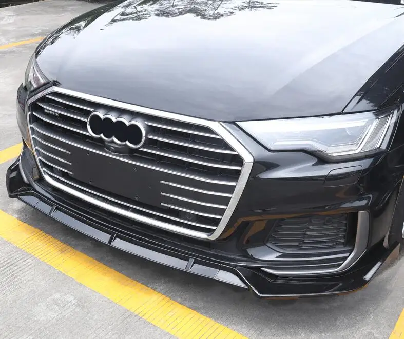 Защитный диффузор для заднего бампера Audi A6 ABS 2019-2020 комплект корпуса бампер