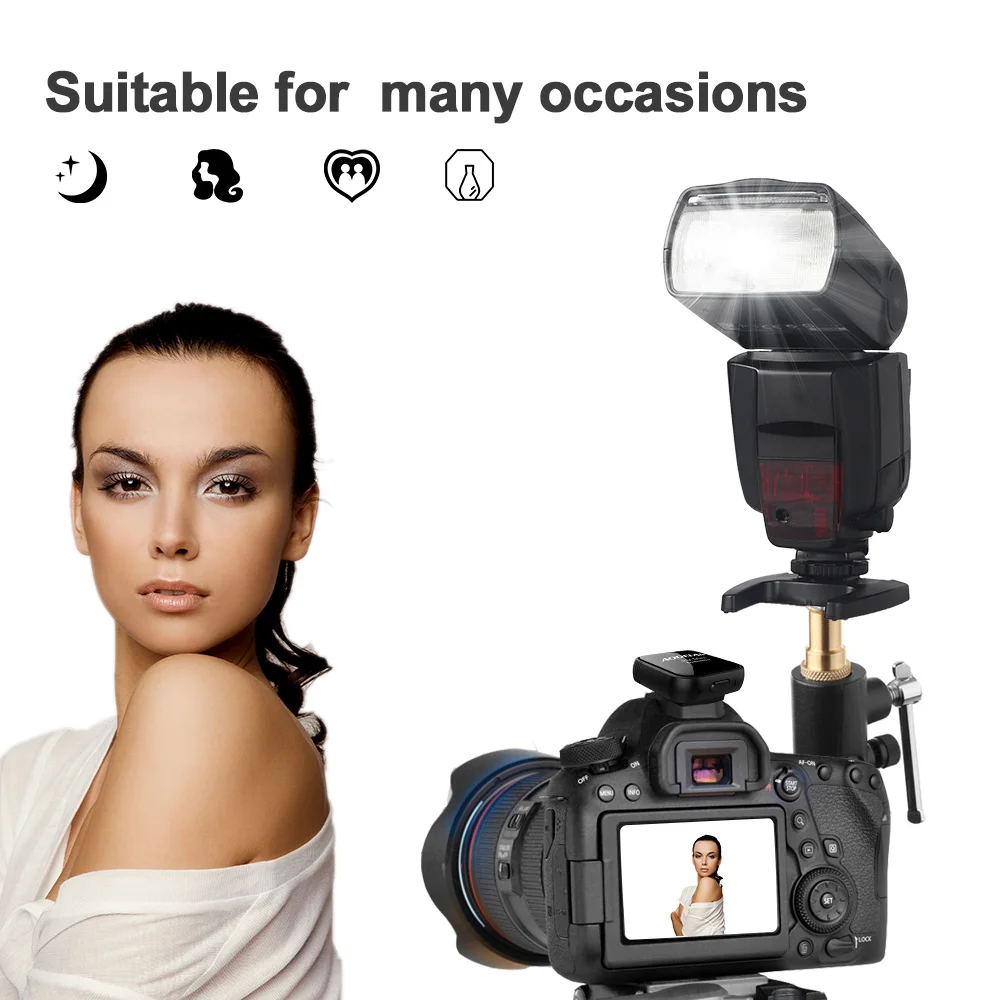 Беспроводной триггер для вспышки AODELAN мини передатчик и приемник Canon 1D 5D 6D 7D G1X G6