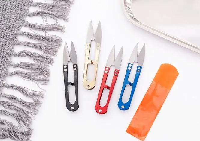 

10.5*2cm Cross Stitch Tailor Scissor DIY Clipper Nipper Trimmer Sewing Supplies fish line Thrum Thread Yarn Cutter Snip Tool