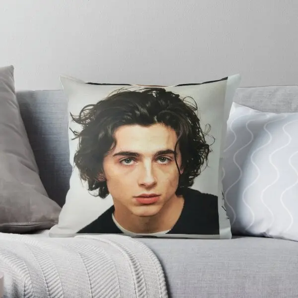 

Timothee Chalamet Print Pillow Case Car Decorative Bed Decor Throw Sofa Cushion Bedroom Waist Cover Home Pillows not include