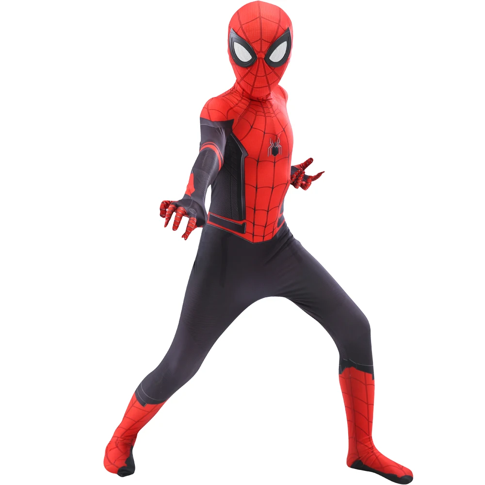 

anime cosplay spider costume man kids adult zentai suit miles morales fantasia mask bluey boy costume