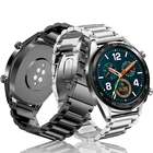 Ремешок из нержавеющей стали для Samsung Galaxy Watch 3Huawei GT2GT 2E, металлический браслет для смарт-часов Huawei Ticwatch e2, 20 мм 22 мм