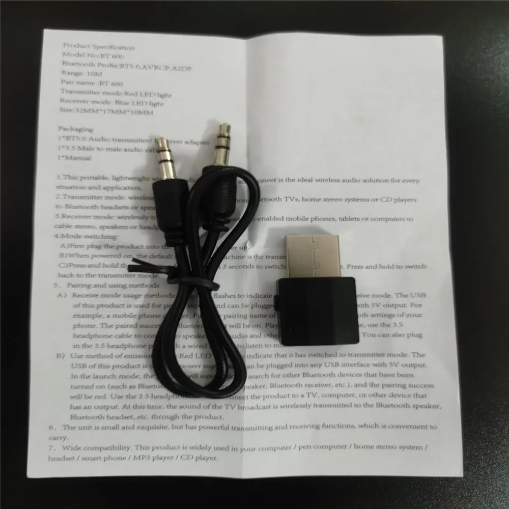 Автомобильный аудиоприемник 3 5 мм Bluetooth 4 2 для Daewoo Matiz Nexia Nubira Sens Tosca Winstorm Acura MDX RDX TSX