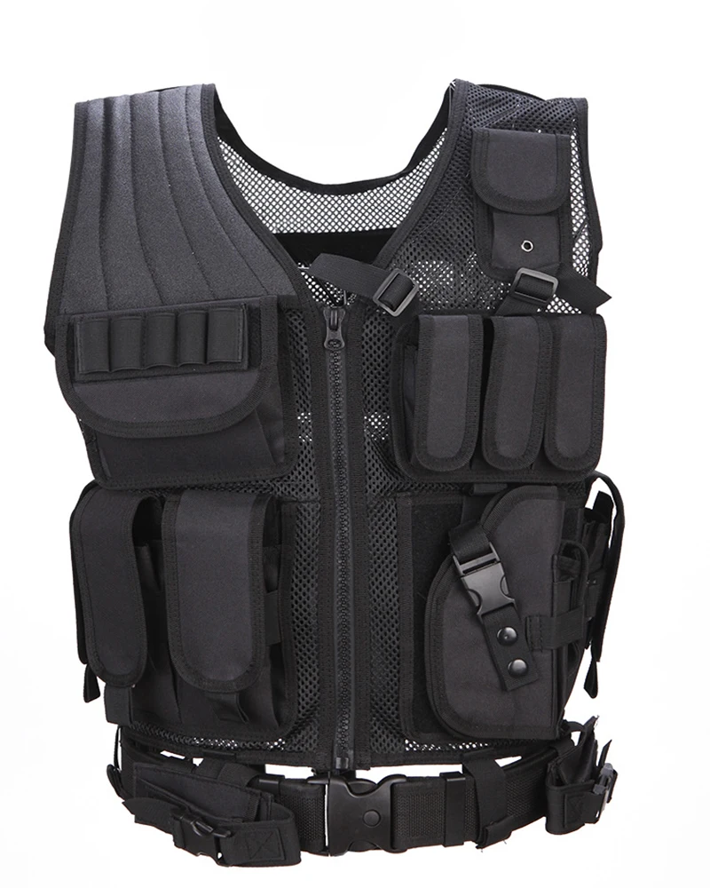 MOLLE Охота тактический жилет оборудования Для мужчин футболка в стиле милитари