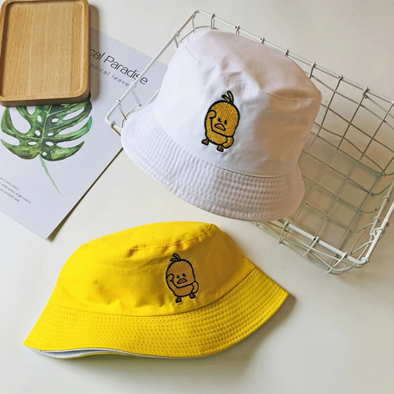 

Men Cotton Reversible Plain Bucket Hats Two Sides Can Wear Sun Bob Cap Comfortable Fisherman Hat