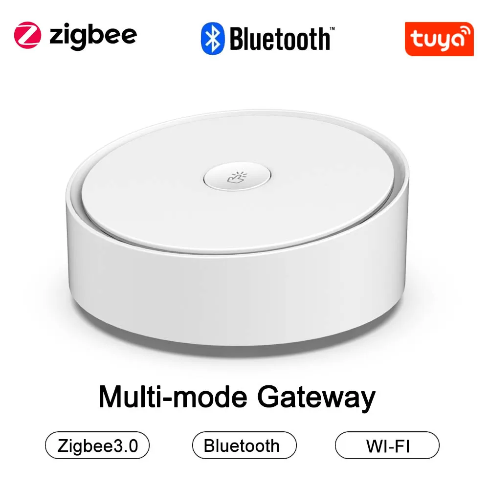 Шлюз Tuya Smart Multi mode ZigBee сетевой хаб с Wi Fi Bluetooth работает приложением Голосовое