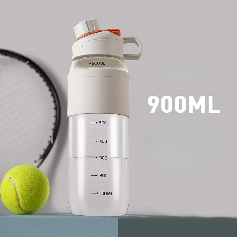 

Спортивная бутылка для воды Hot Sports, шейкер 900 дюйма, новая портативная Герметичная Бутылка для напитков для путешествий, пластиковая бутылка...