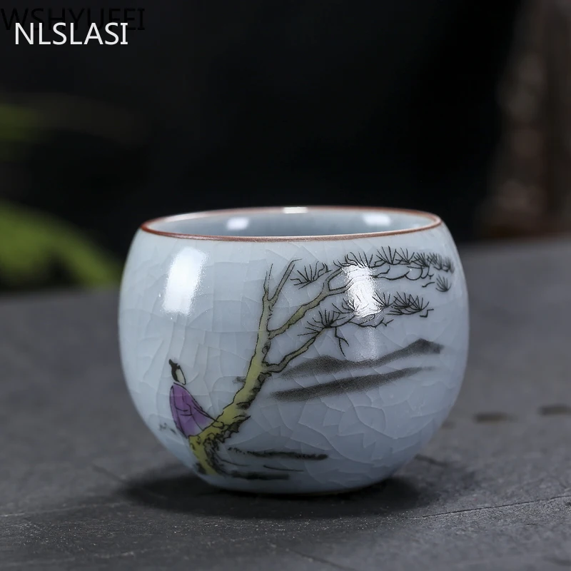 Высокая производительность китайский Чай комплект чашки трещины Керамика чашка