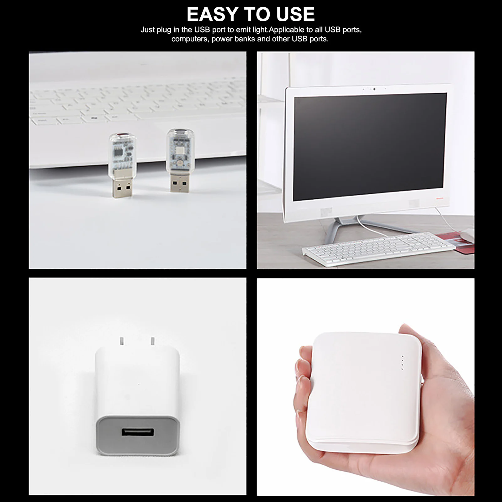 

7 Colors Mini USB Light LED Modeling Durable Multifunctional Light Car Ambient Light Neon Interior Light Car Interior New Light