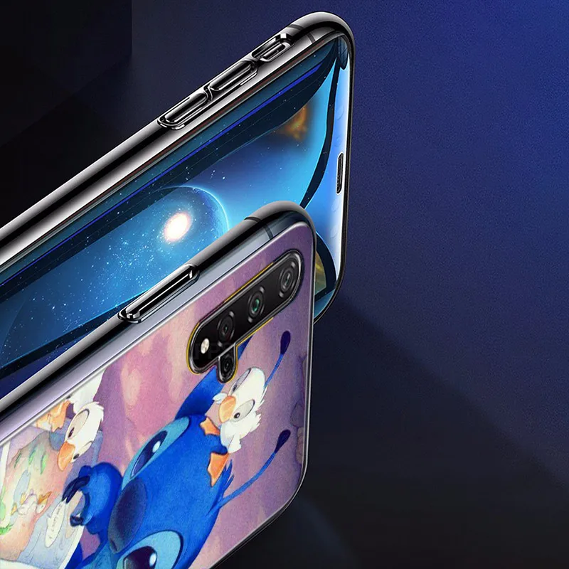Прозрачный силиконовый чехол для телефона с рисунком Лило Стич Honor 30i 10i 10X 9X 8X MAX 20