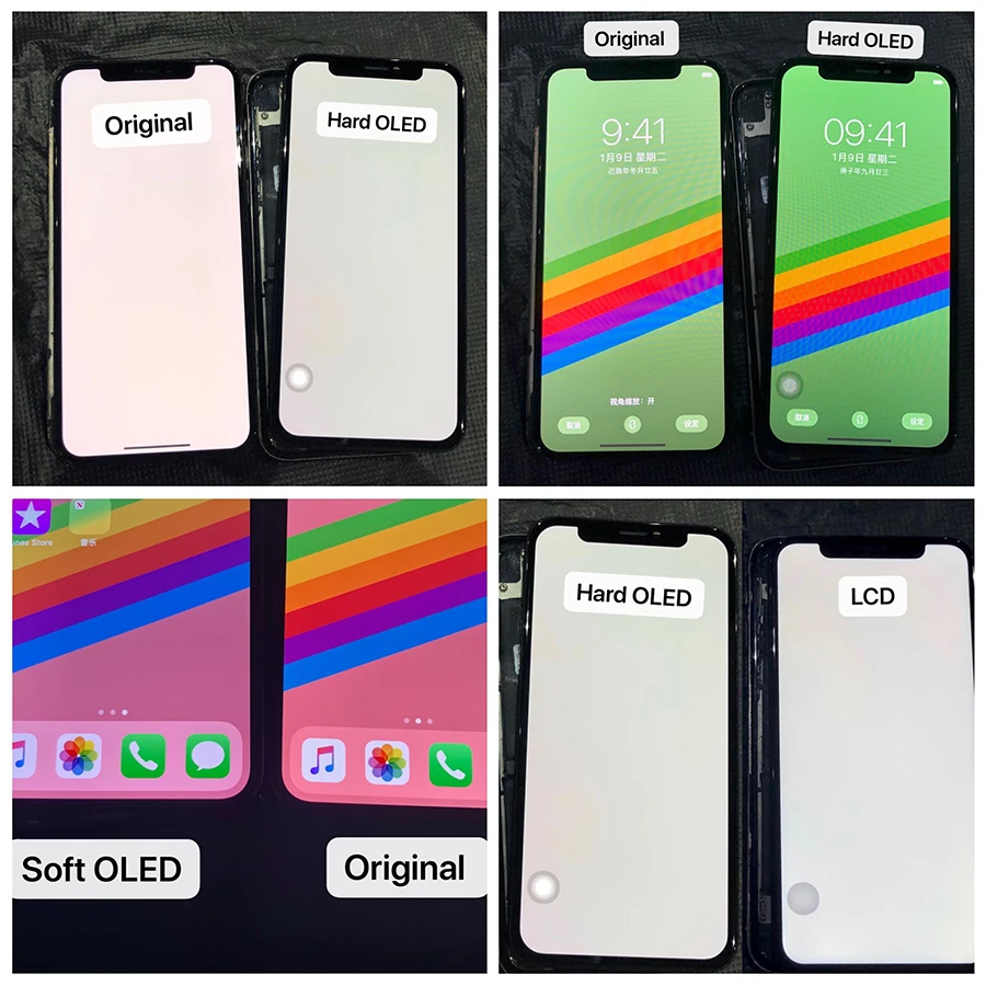 ЖК-дисплей для iPhone X 11 XR XS MAX сменный OLED-дисплей с 3D сенсорным экраном True Tone без