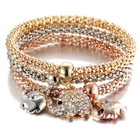 toucheart cubic zirconia elephants braceletbangles charms for women bracelet for jewelry making friendship bracelets sbr190438