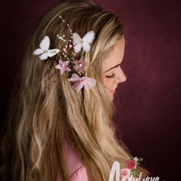 donjudy maternity flower wreath crown floral photo shoot accessories for maternity photography baby shower shooting 2021