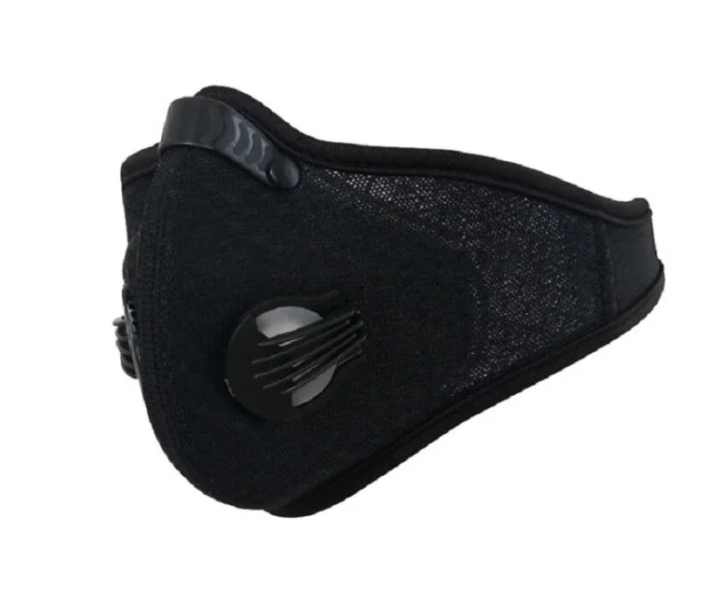 PM2.5 анти-Дымчатая унисекс маска для рта анти-загрязнения дышащая Беговая Половина лица маска для рта Анти-пыль велосипедная маска для лица