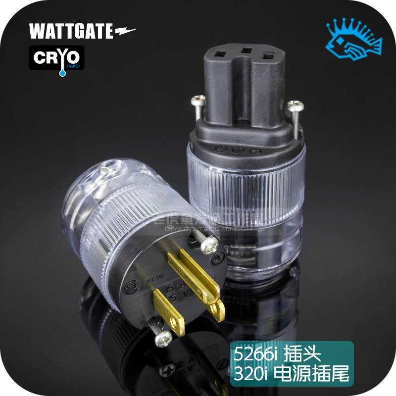 1 шт. оригинальный американский WattGate 5266i стерео штекер питания 320i прозрачный