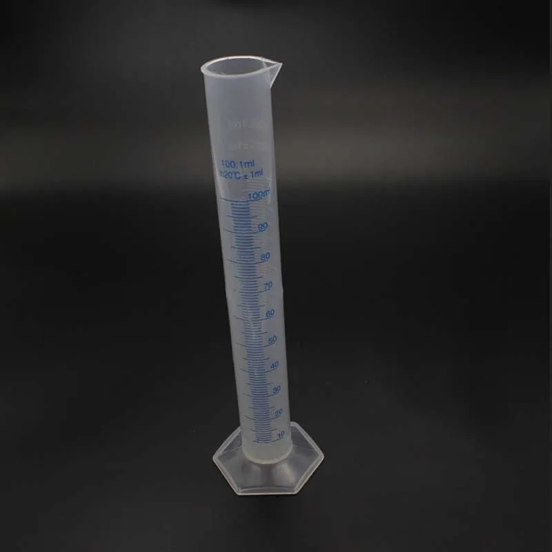 

Химический набор, Пластиковые мерные Градуированные цилиндры для лабораторных принадлежностей, лабораторные инструменты 100 мл