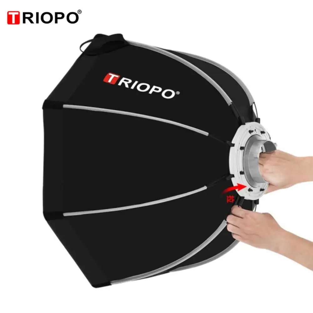 Triopo 55 см K55cm S55cm Photo Portabe Bowens Mount Octagon Umbrella софтбокс + Сотовый уличный для GODOX Studio Strobe| |