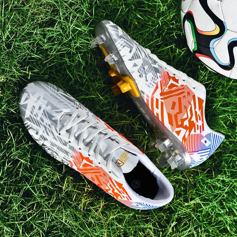 Футбольная обувь для мужчин женщин и мягкая спортивная с длинными шипами Мужская