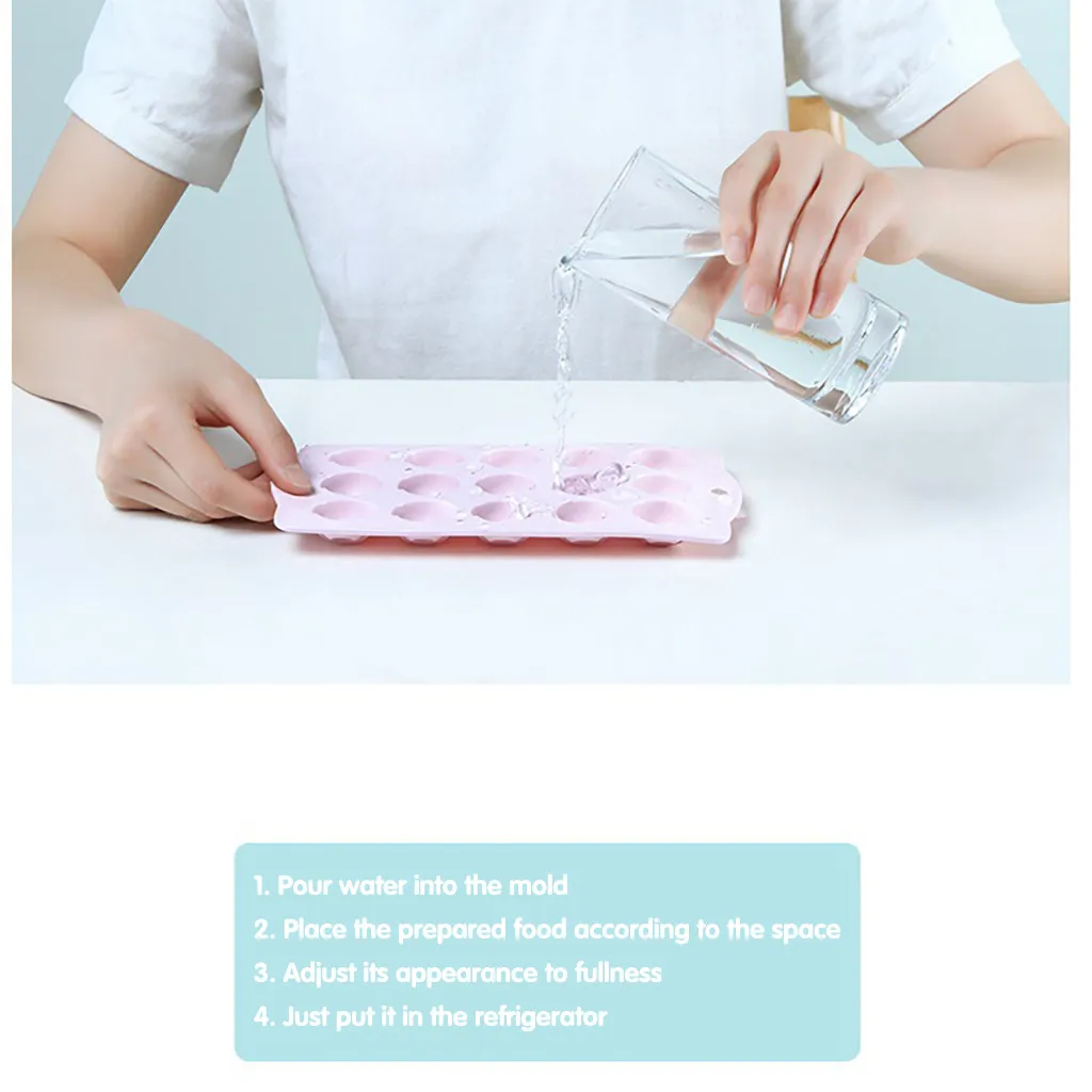 15 креативных форм для льда холодильник сферический лед лоток из мягкого силикона