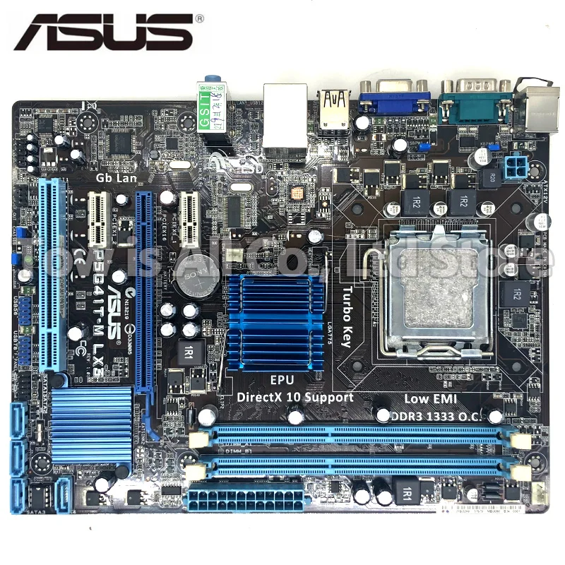 

Asus P5G41T-M LX3 Desktop Motherboard for intel G41 Socket LGA 775 Q8200 Q8300 DDR3 8G Mainboard PC
