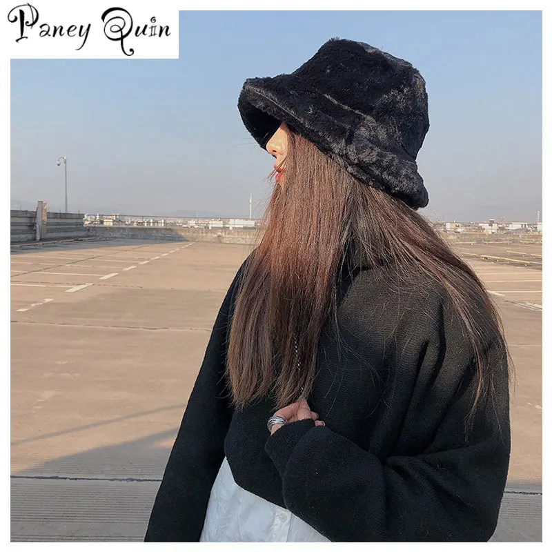 Новые зимние женские головные уборы утолщенной японский Рыбацкая шляпа Кепка