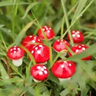 10 шт.компл. мини-грибы из пены, миниатюрные Ландшафтные украшения, искусственные растения для сада, украшение цветочный горшок статуи