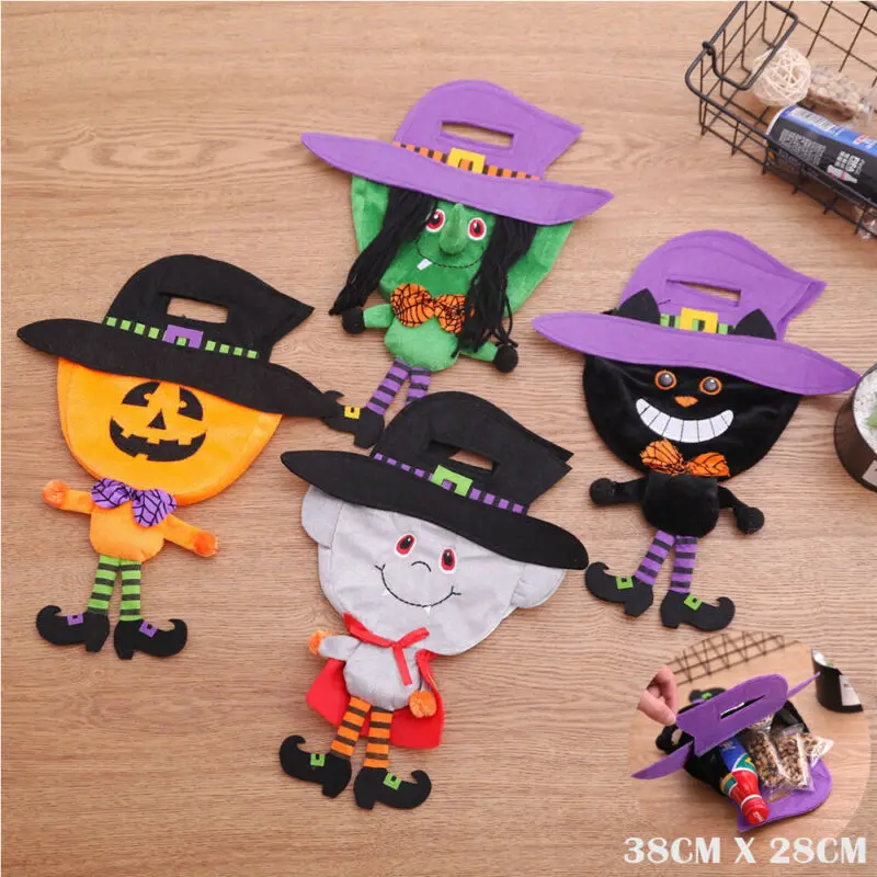 2019 милые подарочные пакеты для конфет на Хэллоуин коробки с тыквой призраком