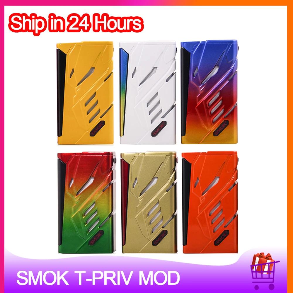 Оригинальный бокс мод SMOK T Priv 220W для двойной батареи 18650 электронная сигарета вейп