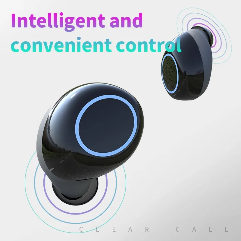 HM50 наушники вкладыши TWS Bluetooth 5 0 Беспроводной Портативный сенсорный Управление