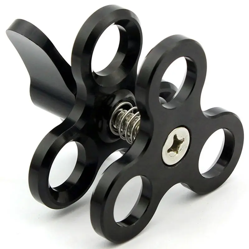 Aluminum alloy Ball Joint Arms 3 Section Clamp mount Fill Light Lamp Holder For Diving Underwater Photography Accesso | Электроника