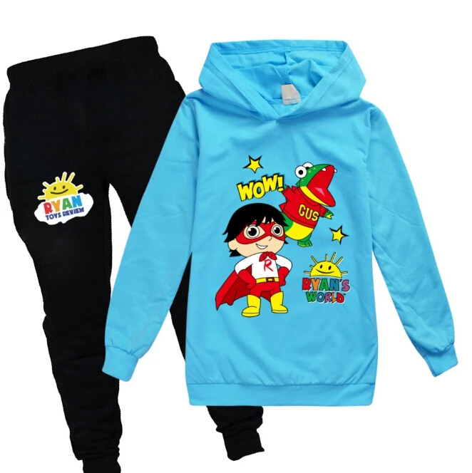 Детские Мультяшные игрушки пуловер с принтом толстовки и брюки 2 шт. комплект