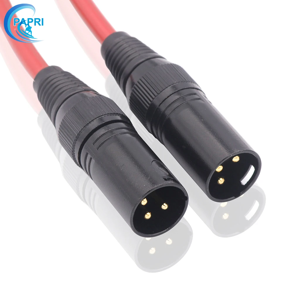 PAPRI S-7XLR 6N OCC однокристальный медный кабель 3 ядра XLR баланс линии соединения