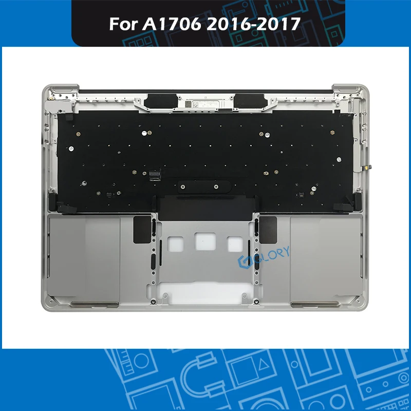 Online A1706 Reemplazo Topcase Plata Para MacBook Pro Retina 13