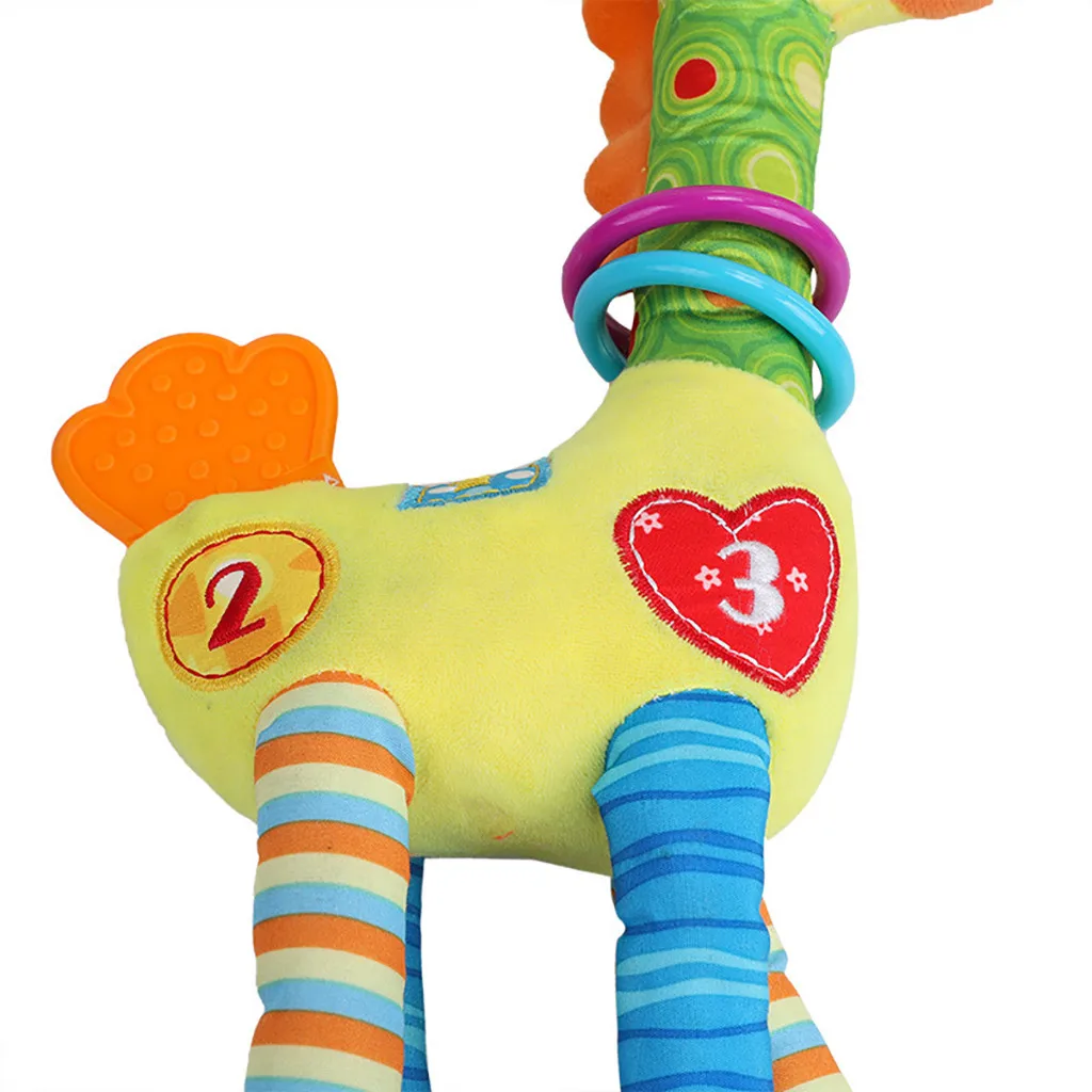 Плюшевые игрушки для коляски жираф животные погремушки | Игрушки и хобби