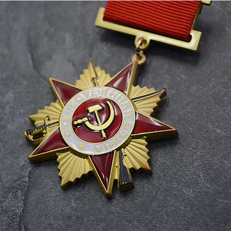 Значки СССР 1942th патриотический герой труд Венера Ленин красный флаг сувенирные